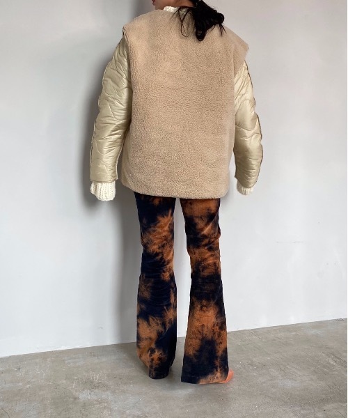 SANSeLF（サンセルフ）の「【SANSeLF】 tie dye flare pants