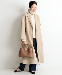 SLOBE IENA | ダブルフェイスウールロングコート◆(その他アウター)