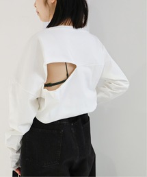 CITYSHOP（シティーショップ）の「BACK SLIT Tシャツ（Tシャツ/カットソー）」