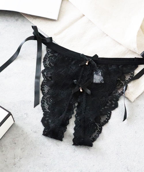 tu-hacci（ツーハッチ）の「フルールレースオープンクロッチショーツ