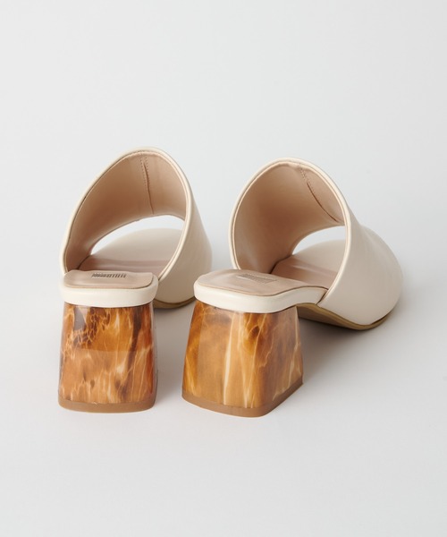 COLONY 2139(コロニートゥーワンスリーナイン)の「ストーンヒールミュール(サンダル・レディース・ブラック/アイボリー/グリーン系その他・22.5cm/23.5cm/24.5cm)」の14枚目の写真