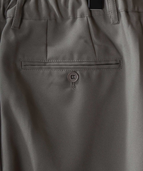 SITRY（シトリー）の「SITRY Tailored Jacket Setup/別注 ポリトロ テーラードジャケット＆タックテーパードパンツ セットアップ（セットアップ・メンズ・スモークグレー/ブラック/ネイビー/ブラウン/ライトブラウン/ブルーグレー/グレイッシュベージュ/クリアブラック・M/L/LL）」の22枚目の写真