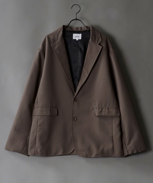 SITRY（シトリー）の「SITRY Tailored Jacket Setup/別注 セットアップ 2点セット テーラードジャケット＆タックテーパードパンツ（セットアップ・メンズ・スモークグレー/ブラック/ネイビー/ブラウン/ライトブラウン/ブルーグレー/グレイッシュベージュ/クリアブラック・M/L/LL）」の13枚目の写真
