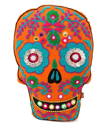 チャイハネ | 【チャイハネ】カラベラ刺繍クッション(クッション/クッションカバー)