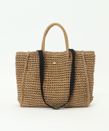 細編みスクエア2WAYトート