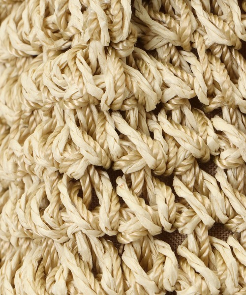 ikka（イッカ）の「細編みスクエア2WAYトート（ショルダーバッグ・レディース・グレー/ブラック/キャメル/オフホワイト・FREE）」の12枚目の写真