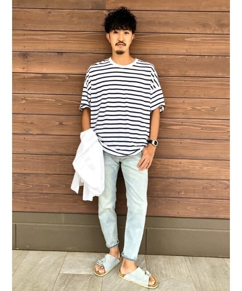 GAP（ギャップ）の「ミッドライズ テーパードスリム クロップドデニム（デニムパンツ・メンズ・ライトインディゴブルー・28W/30W/32W/34W/36W）」の15枚目の写真