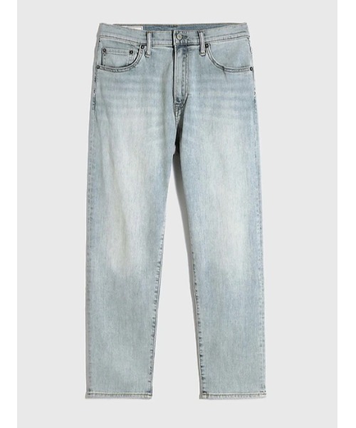 GAP（ギャップ）の「ミッドライズ テーパードスリム クロップドデニム（デニムパンツ・メンズ・ライトインディゴブルー・28W/30W/32W/34W/36W）」の8枚目の写真