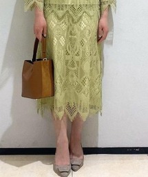 コードレースセミフレアスカート