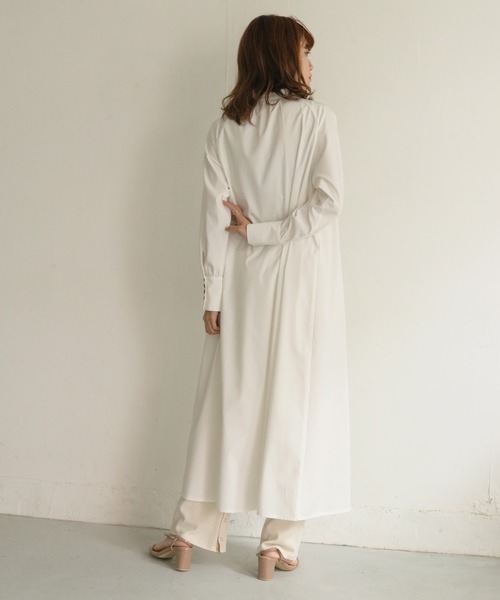 CLEIO（クレイオ）の「【CLEIO】ラグランスリーブロングワンピース（ワンピース・レディース・オフホワイト/ブルー/ピンクベージュ・FREE）」の11枚目の写真