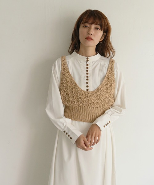 CLEIO（クレイオ）の「【CLEIO】ラグランスリーブロングワンピース（ワンピース・レディース・オフホワイト/ブルー/ピンクベージュ・FREE）」の14枚目の写真