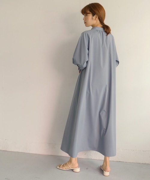 CLEIO（クレイオ）の「【CLEIO】ラグランスリーブロングワンピース（ワンピース・レディース・オフホワイト/ブルー/ピンクベージュ・FREE）」の18枚目の写真