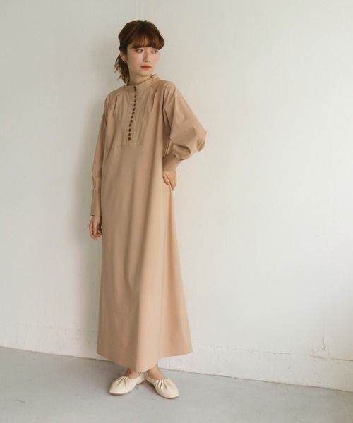 CLEIO（クレイオ）の「【CLEIO】ラグランスリーブロングワンピース（ワンピース・レディース・オフホワイト/ブルー/ピンクベージュ・FREE）」の22枚目の写真