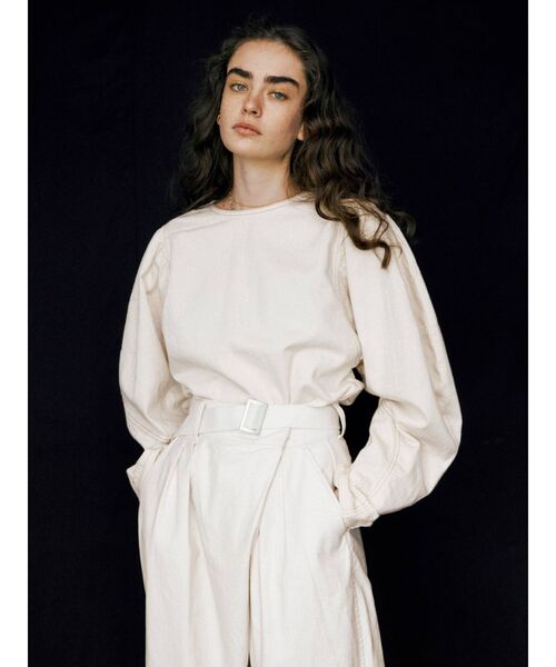 Ungrid（アングリッド）の「【10周年限定】オーガニックコットンスリーブボリュームデニムブラウス（シャツ/ブラウス・レディース・ブラック/ブルー/アイボリー・FREE）」の16枚目の写真