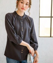 BELLUNA（ベルーナ）の「ビエラ素材フリルデザインブラウス（シャツ/ブラウス・レディース）」