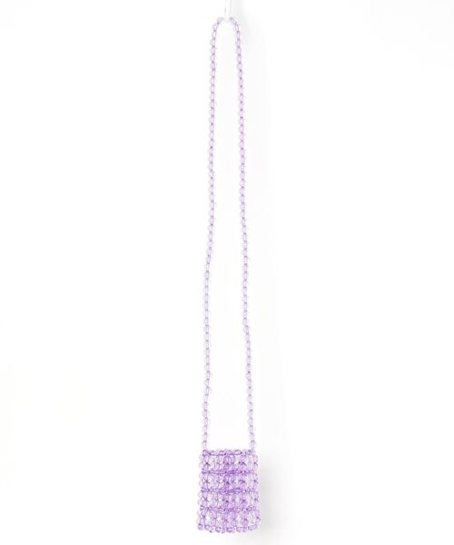 WC（ダブル シー）の「WC/ミニビーズショルダー（ショルダーバッグ・レディース・グリーン/ライトパープル/ホワイト/サックスブルー・FREE）」の8枚目の写真