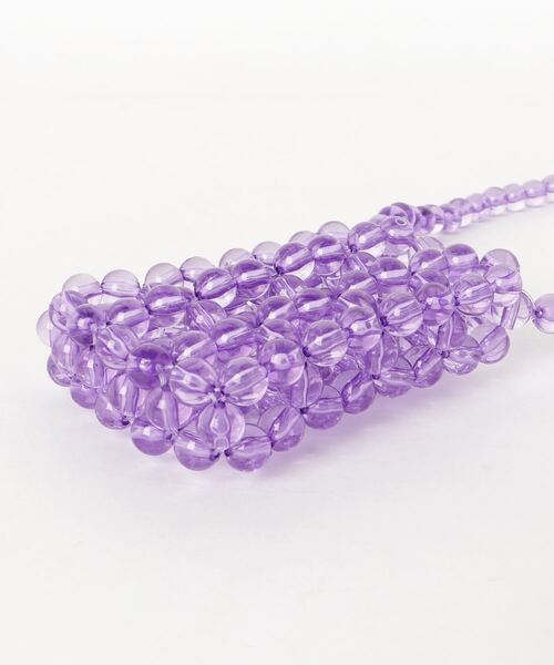 WC（ダブル シー）の「WC/ミニビーズショルダー（ショルダーバッグ・レディース・グリーン/ライトパープル/ホワイト/サックスブルー・FREE）」の5枚目の写真