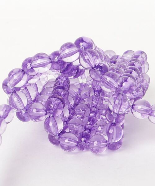 WC（ダブル シー）の「WC/ミニビーズショルダー（ショルダーバッグ・レディース・グリーン/ライトパープル/ホワイト/サックスブルー・FREE）」の7枚目の写真