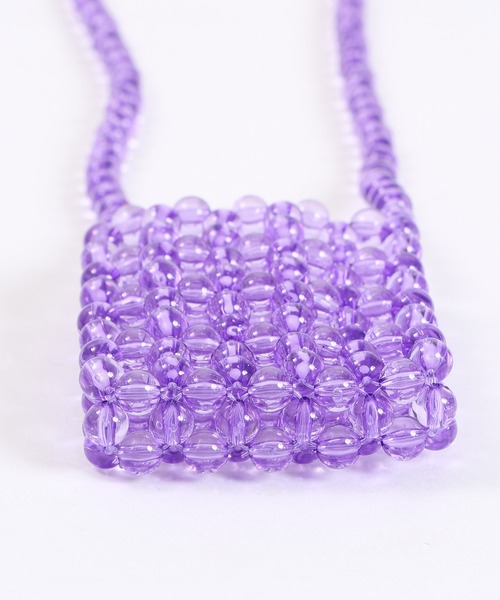 WC（ダブル シー）の「WC/ミニビーズショルダー（ショルダーバッグ・レディース・グリーン/ライトパープル/ホワイト/サックスブルー・FREE）」の15枚目の写真