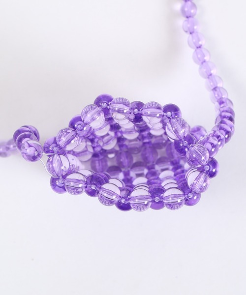 WC（ダブル シー）の「WC/ミニビーズショルダー（ショルダーバッグ・レディース・グリーン/ライトパープル/ホワイト/サックスブルー・FREE）」の17枚目の写真