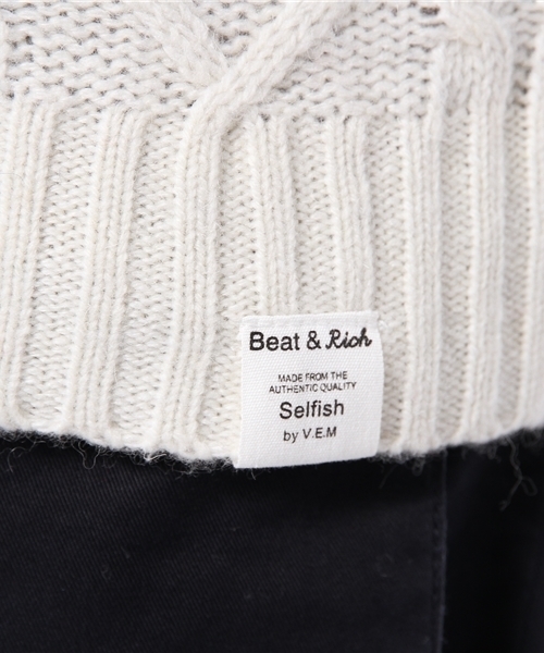 VENCEEXCHANGE（ヴァンスエクスチェンジ）の「ウールナイロンキリカエクルーネックPO（Tシャツ/カットソー・メンズ・ブラック/ネイビー・MEDIUM/SMALL/LARGE）」の7枚目の写真