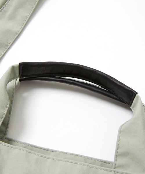 ATELIER BETON（アトリエベトン）の「RAUNDRY BIG TOTE（トートバッグ・メンズ・オフホワイト/グレー系その他/グレー系その他2・FREE）」の10枚目の写真