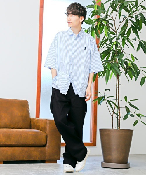 LUXSTYLE(ラグスタイル)の「ツイルサスペンダーパンツ(その他パンツ・メンズ・ブラック/ベージュ/モカ/グレー系その他・M/L)」の20枚目の写真