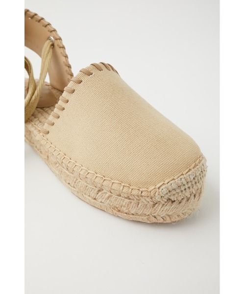 MOUSSY（マウジー）の「LACE UP ESPADRILLES（その他シューズ・レディース・ブラック/オレンジ/ベージュ・MEDIUM/LARGE/SMALL）」の8枚目の写真