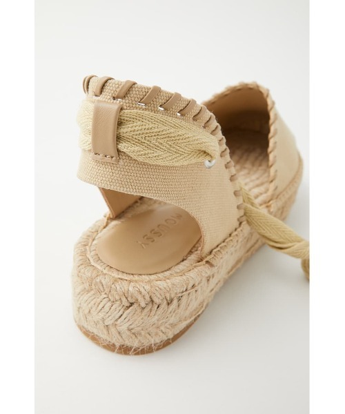 MOUSSY（マウジー）の「LACE UP ESPADRILLES（その他シューズ・レディース・ブラック/オレンジ/ベージュ・MEDIUM/LARGE/SMALL）」の10枚目の写真