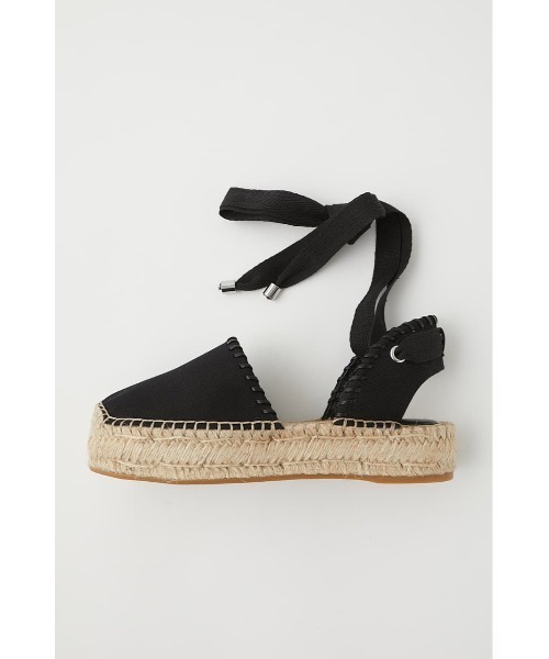 MOUSSY（マウジー）の「LACE UP ESPADRILLES（その他シューズ・レディース・ブラック/オレンジ/ベージュ・MEDIUM/LARGE/SMALL）」の12枚目の写真
