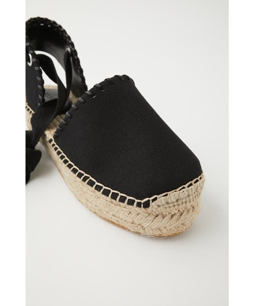 MOUSSY（マウジー）の「LACE UP ESPADRILLES（その他シューズ・レディース・ブラック/オレンジ/ベージュ・MEDIUM/LARGE/SMALL）」の16枚目の写真