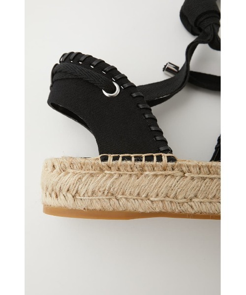 MOUSSY（マウジー）の「LACE UP ESPADRILLES（その他シューズ・レディース・ブラック/オレンジ/ベージュ・MEDIUM/LARGE/SMALL）」の17枚目の写真