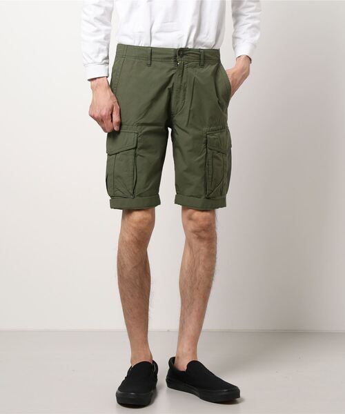 PAZZO（パッゾ）の「【PAZZO】 BJドビークロス ショートPT（その他パンツ・メンズ・ライトグレー/ベージュ/ネイビー/ライトカーキ・44/40/48）」の3枚目の写真