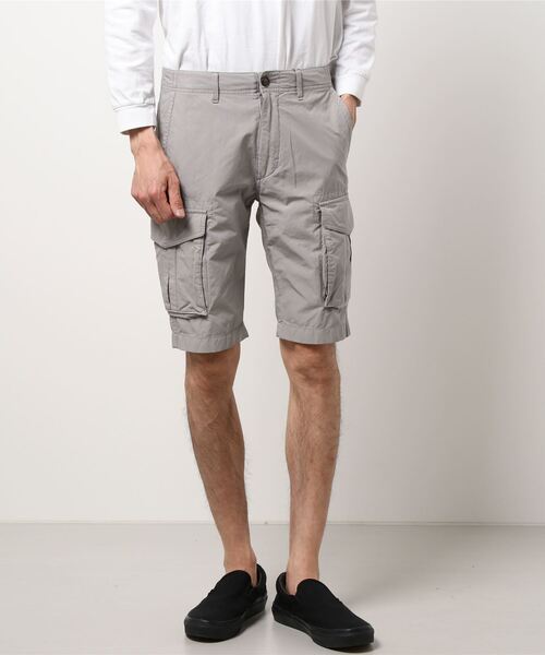 PAZZO（パッゾ）の「【PAZZO】 BJドビークロス ショートPT（その他パンツ・メンズ・ライトグレー/ベージュ/ネイビー/ライトカーキ・44/40/48）」の2枚目の写真