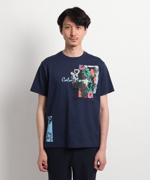 TAKEO KIKUCHI（タケオキクチ）の「◆【Sサイズ～】マルチフォトプリントTシャツ（Tシャツ/カットソー・メンズ・ホワイト/ネイビー/サンドベージュ・01/02/03/04）」の5枚目の写真