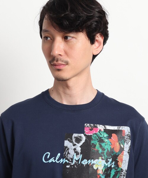 TAKEO KIKUCHI（タケオキクチ）の「◆【Sサイズ～】マルチフォトプリントTシャツ（Tシャツ/カットソー・メンズ・ホワイト/ネイビー/サンドベージュ・01/02/03/04）」の8枚目の写真