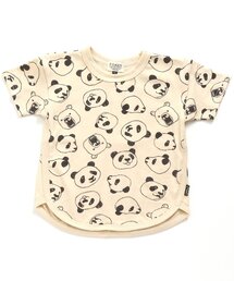 総柄ラウンドTシャツ_軽量