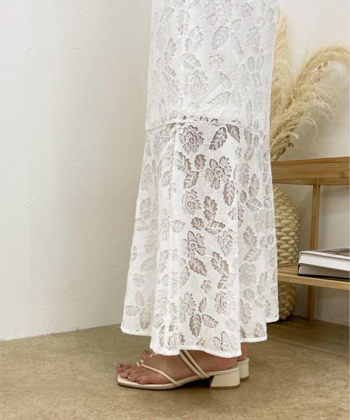 apres jour clair(アプレジュールクレア)の「【apres jour clair】アソートマーメイドスカート【ZOZOTOWN限定アイテム】(スカート・レディース・アイボリー/オフホワイト/その他/イエロー系その他・X-LARGE/フリー)」の9枚目の写真