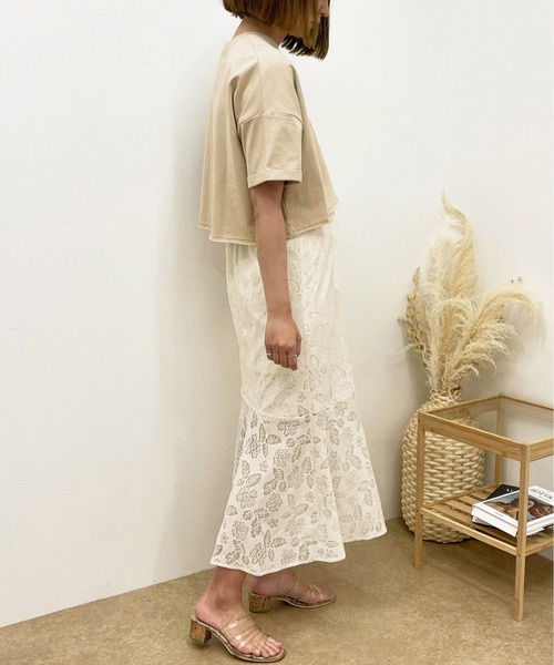 apres jour clair(アプレジュールクレア)の「【apres jour clair】アソートマーメイドスカート【ZOZOTOWN限定アイテム】(スカート・レディース・アイボリー/オフホワイト/その他/イエロー系その他・X-LARGE/フリー)」の18枚目の写真