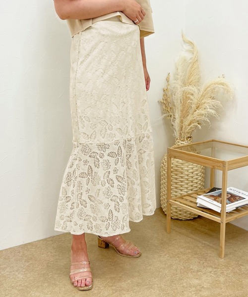 apres jour clair(アプレジュールクレア)の「【apres jour clair】アソートマーメイドスカート【ZOZOTOWN限定アイテム】(スカート・レディース・アイボリー/オフホワイト/その他/イエロー系その他・X-LARGE/フリー)」の13枚目の写真