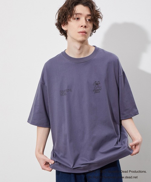 JUNRED（ジュンレッド）の「GRATEFUL DEAD フロントダブルプリント（Tシャツ/カットソー・メンズ・ホワイト/パープル/ブルー系その他2・M/L）」の17枚目の写真