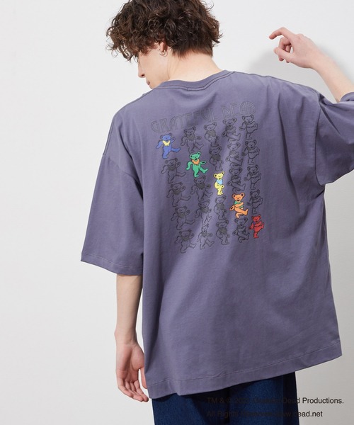 JUNRED（ジュンレッド）の「GRATEFUL DEAD フロントダブルプリント（Tシャツ/カットソー・メンズ・ホワイト/パープル/ブルー系その他2・M/L）」の8枚目の写真
