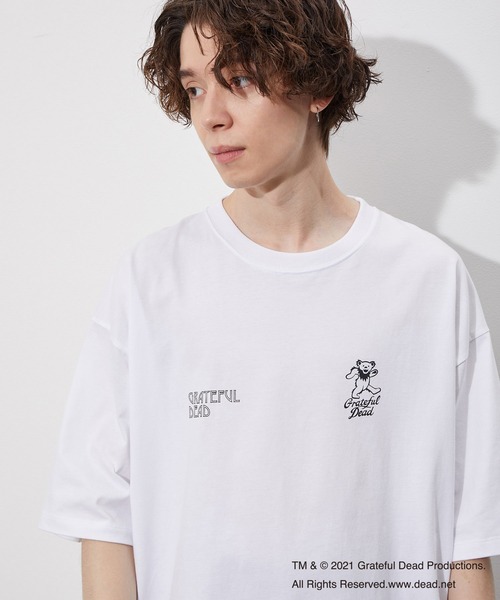 JUNRED（ジュンレッド）の「GRATEFUL DEAD フロントダブルプリント（Tシャツ/カットソー・メンズ・ホワイト/パープル/ブルー系その他2・M/L）」の9枚目の写真