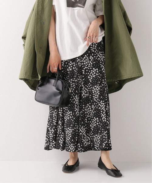 JOURNAL STANDARD relume(ジャーナルスタンダード レリューム)の「リバーシブルマーメイドイージースカート◆(スカート・レディース・ブラック/グリーン・FREE)」の3枚目の写真