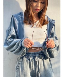 one way | 硫化染めZIPパーカー(パーカー)