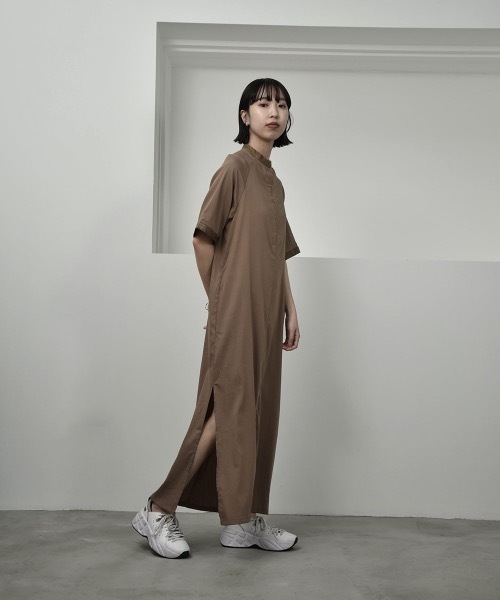 lawgy（ラウジー）の「front hock op（ワンピース・レディース・ブラウン/ライトベージュ・FREE）」の22枚目の写真