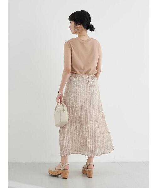 earth music&ecology（アースミュージックアンドエコロジー）の「ボイルワッシャースカート ＊（スカート・レディース・サックスブルー/アイボリー/ベージュ/ミント・FREE）」の13枚目の写真