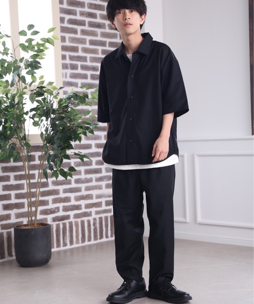 ACE SHOP（エースショップ）の「【セットアップ着用可】リラックステーパードパンツ【ファッション系YouTuberめんくろ。コラボ】（その他パンツ・メンズ・ブラック/ベージュ・MEDIUM/LARGE）」の6枚目の写真