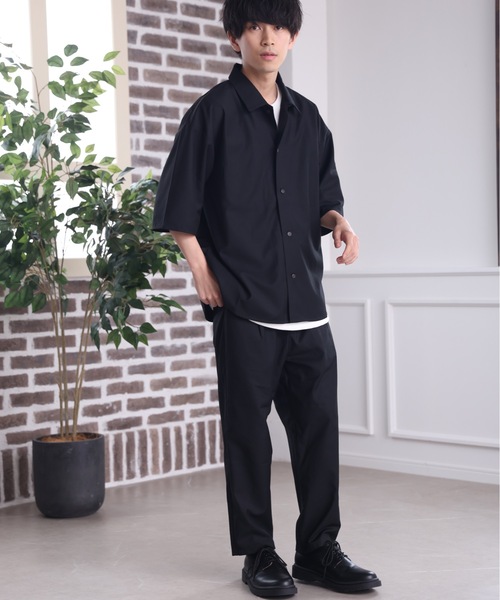 ACE SHOP（エースショップ）の「【セットアップ着用可】リラックステーパードパンツ【ファッション系YouTuberめんくろ。コラボ】（その他パンツ・メンズ・ブラック/ベージュ・MEDIUM/LARGE）」の7枚目の写真