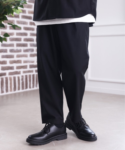 ACE SHOP（エースショップ）の「【セットアップ着用可】リラックステーパードパンツ【ファッション系YouTuberめんくろ。コラボ】（その他パンツ・メンズ・ブラック/ベージュ・MEDIUM/LARGE）」の19枚目の写真